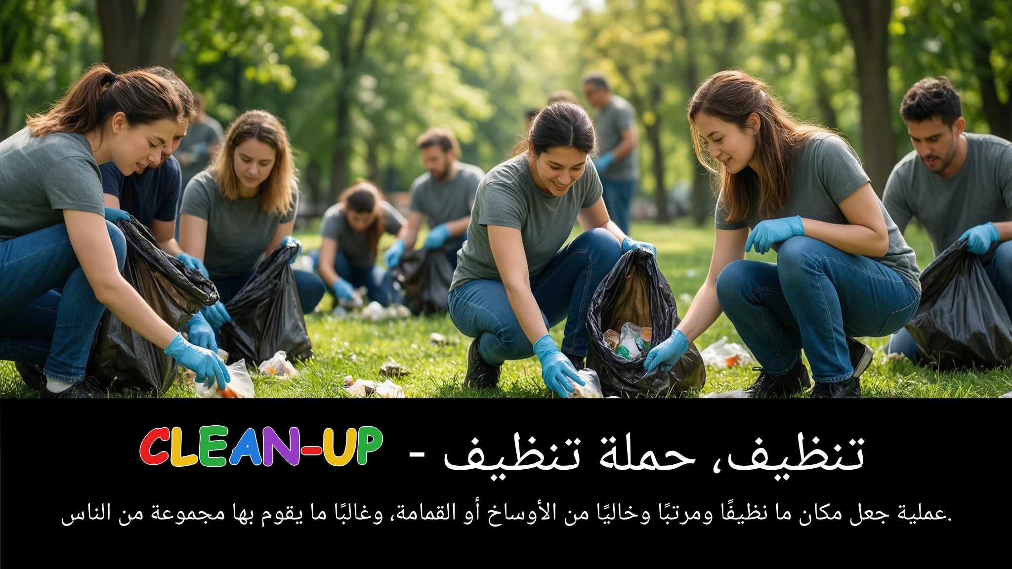 Arabic Illustration for clean-up